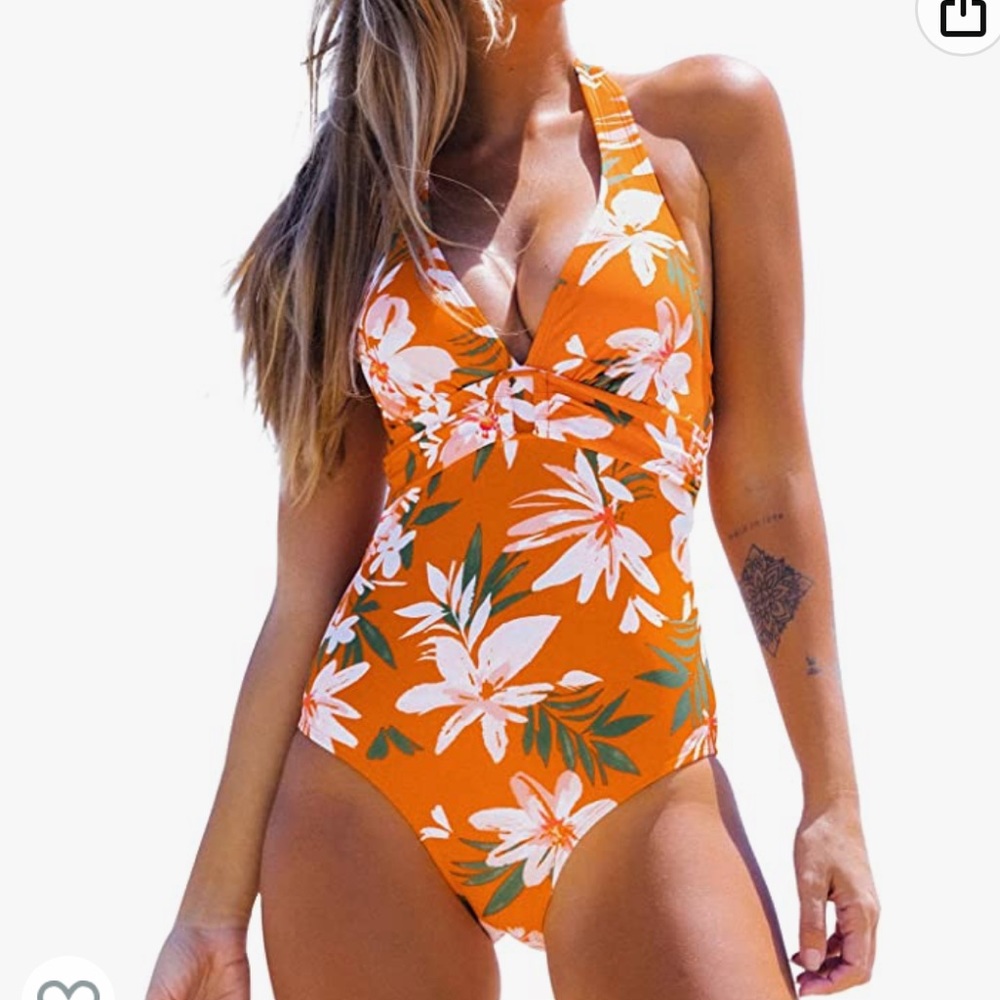 NWT Cupshe halter one piece swimsuit